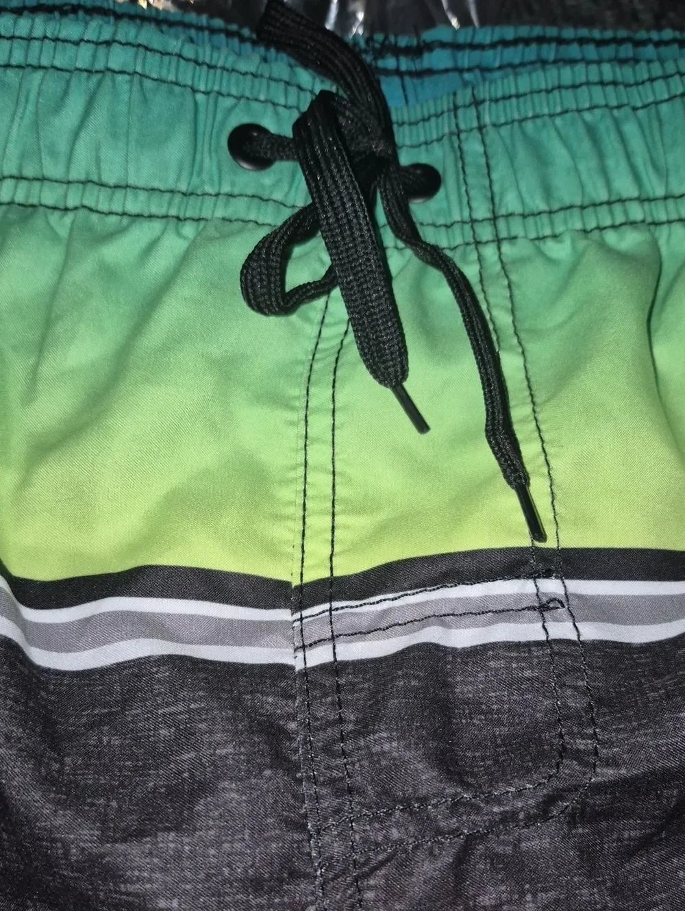 Burnside Men's XL Lime And Black Swim Trunks - New